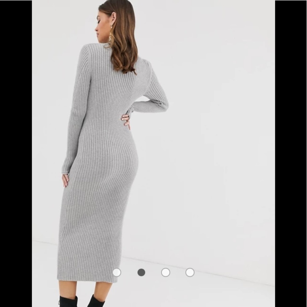 ASOS Ribbed Maxi Dress - Picture 4 of 5